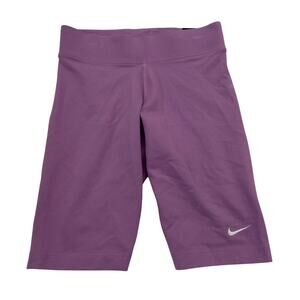 Nike Women’s Purple Long Length Bike Shorts - Size XS - NEW